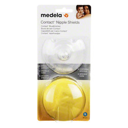 MEDELA Brusthtchen Contact S m.Aufbw.Box