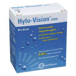 HYLO-VISION sine Einzeldosispipetten