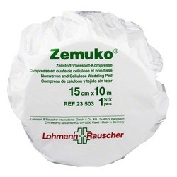 ZEMUKO Vliesstoff-Kompr.gerollt 15 cmx10 m