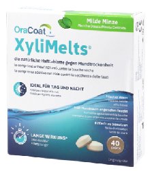 ORACOAT XyliMelts Hafttabletten milde Minze