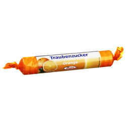 INTACT Traubenzucker Rolle Orange