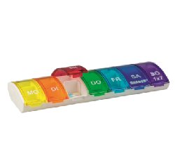 ANABOX 1x7 Regenbogen m.Fachteilern