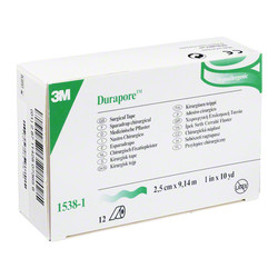 DURAPORE Silkpflaster 2,5 cmx9,1 m Rolle