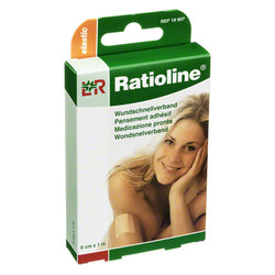 RATIOLINE elastic Wundschnellverband 6 cmx1 m