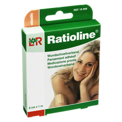RATIOLINE elastic Wundschnellverband 8 cmx1 m