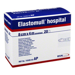 ELASTOMULL hospital 8 cmx4 m elast.Fixierb.wei