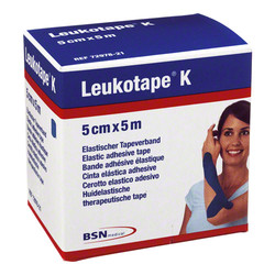 LEUKOTAPE K 5 cm blau