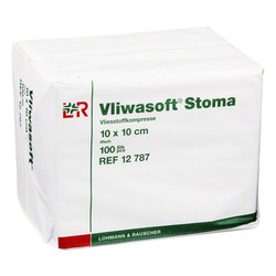 VLIWASOFT Stoma Kompressen 10x10 cm 4fach