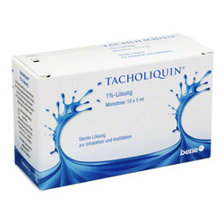 TACHOLIQUIN 1% Lsung fr einen Vernebler Monodose