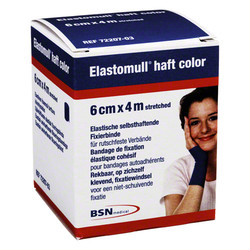 ELASTOMULL haft color 6 cmx4 m Fixierb.blau