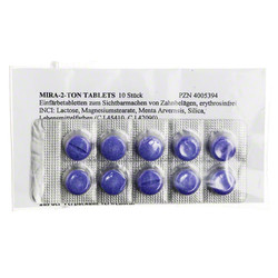 MIRA 2 Ton Plaque Einfrbe Tabletten