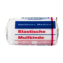 MULLBINDEN elastisch 6 cmx4 m