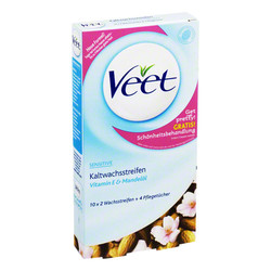 VEET Enthaarungsstreifen sensitive