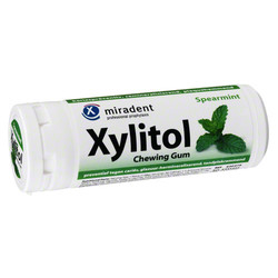 MIRADENT Xylitol Chewing Gum Spearmint