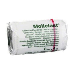 MOLLELAST Binden 6 cmx4 m wei