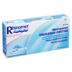 RHINOMER babysanft Meerwasser 5ml Einzeldosispip.