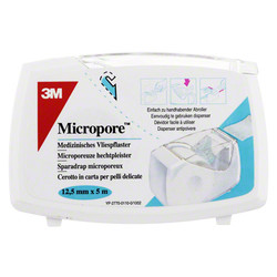 MICROPORE Vliespfl.1,25cmx5m m.Abr.1530NP-0SD