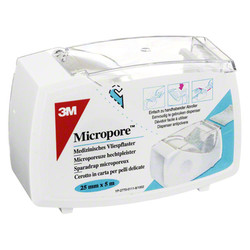 MICROPORE Vliespfl.2,5cmx5m m.Abr.1530NP-1SD
