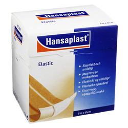 HANSAPLAST Elastic Pflaster 8 cmx5 m