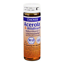 ACEROLA & WILDFRUCHT Vitamin C Lutschtabletten