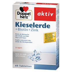 DOPPELHERZ Kieselerde+Biotin+Zink Tabletten