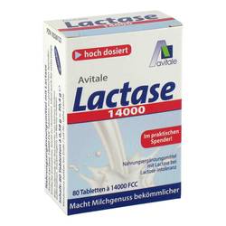 LACTASE 14.000 FCC Tabletten im Spender