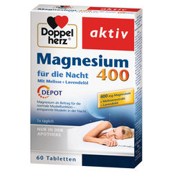 DOPPELHERZ Magnesium 400 fr die Nacht Tabletten