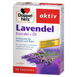 DOPPELHERZ Lavendel Extrakt+l Tabletten