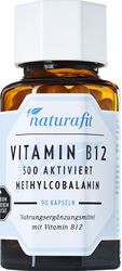 NATURAFIT Vitamin B12 500 g aktiviert Kapseln