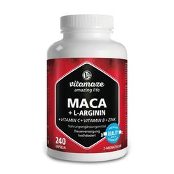 MACA 4:1 hochdosiert+L-Arginin Kapseln