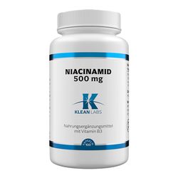 NIACINAMID B3 500 mg KLEAN LABS Kapseln
