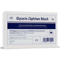 GLYCERIN ZPFCHEN Rsch 1 g gegen Verstopfung