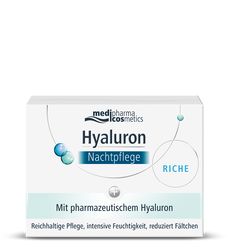 HYALURON NACHTPFLEGE riche Creme im Tiegel