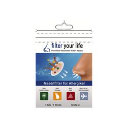 FILTER YOUR LIFE Nasenfilter f.Allergiker Gr.M