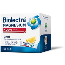 BIOLECTRA Magnesium 400 mg ultra Direct Zitrone