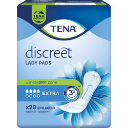TENA LADY Discreet Inkontinenz Einlagen extra