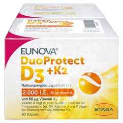 EUNOVA DuoProtect D3+K2 2000 I.E./80 g Kaps.Kombi