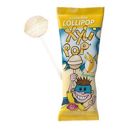 MIRADENT XyliPOP Lolli Zahnpflegelolli Banane