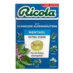 RICOLA o.Z.Box Menthol extra stark Bonbons