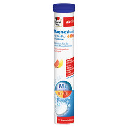 DOPPELHERZ Magnesium 400+B1+B6+B12+Folsure BTA