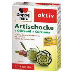 DOPPELHERZ Artischocke Curcuma+Olivenl Kapseln