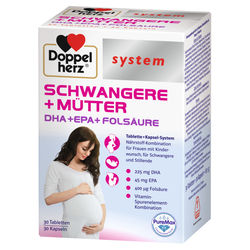 DOPPELHERZ Schwangere+Mtter system Kapseln