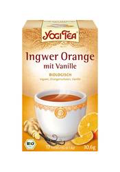 YOGI TEA Ingwer Orange mit Vanille Bio Filterbeut.