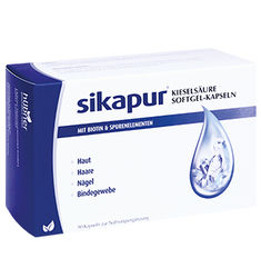 SIKAPUR Kieselsure Softgel-Kapseln mit Biotin