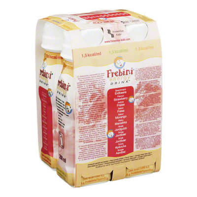 FREBINI Energy Drink Erdbeere Trinkflasche
