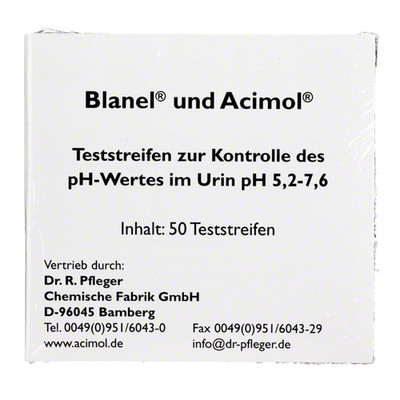 TESTSTREIFENHEFT z.Bestimmung d.Urin ph Wertes