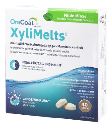 XYLIMELTS Hafttabletten milde Minze OraCoat