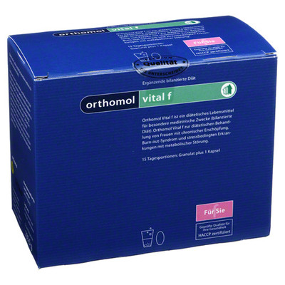 ORTHOMOL Vital F Granulat/Kap./Tabl.Kombip.15 Tage