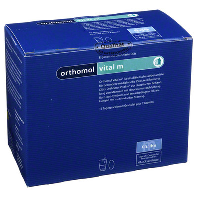 ORTHOMOL Vital M Granulat/Kap./Tabl.Kombip.15 Tage