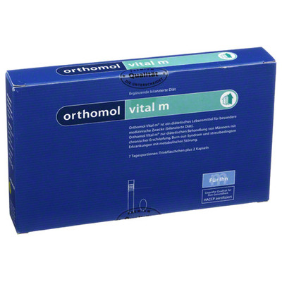 ORTHOMOL Vital M Trinkflschchen/Kaps.Kombipack.